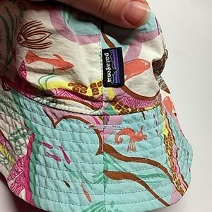 Adorable Beach Print Patagonia Sun Hat 18M-3T